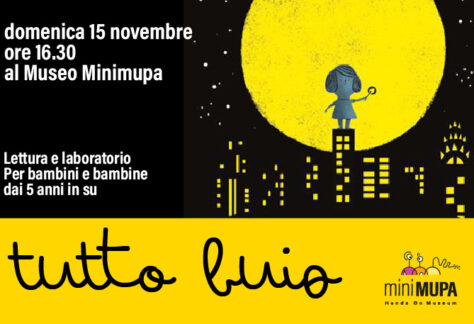 tutto buio, laboratorio e lettura animata