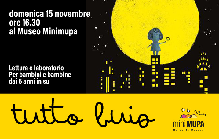 tutto buio, laboratorio e lettura animata